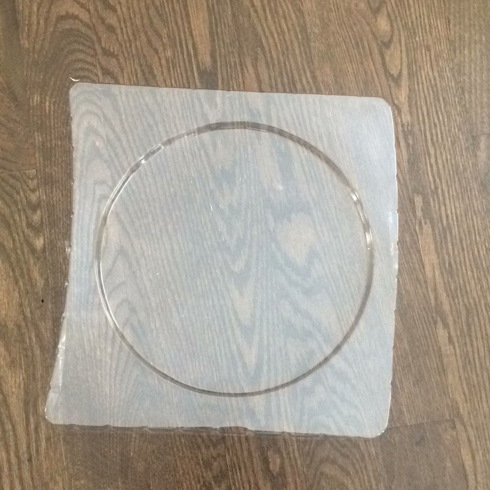 Clear plastic thing